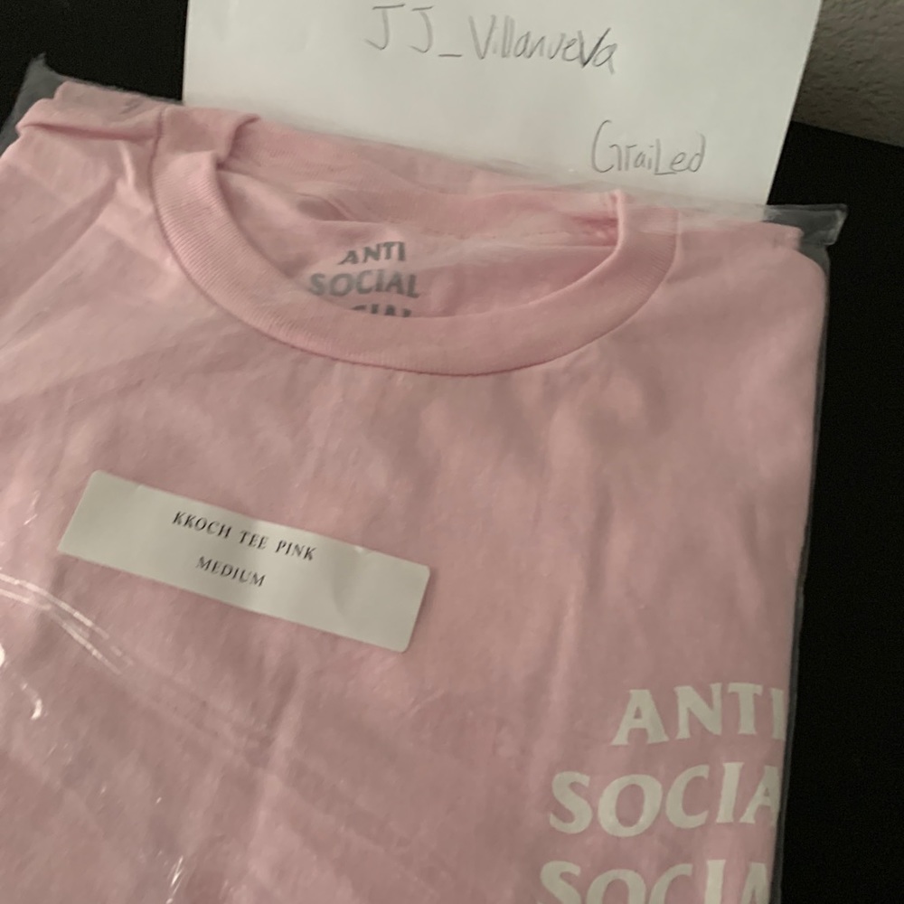 Anti Social Social Club Kkoch Pink - Medium
